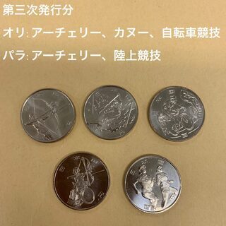 東京2020オリンピック競技大会記念貨幣（第三次発行分）　記念硬貨