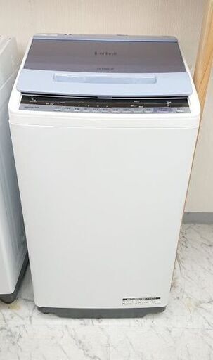 日立　全自動洗濯機 7kg ビートウォッシュ O043
