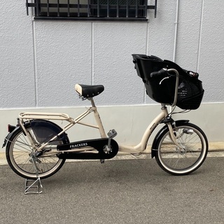 子供乗せ自転車　20インチ　マルイシ　LEDオートライト　3段変速　美品