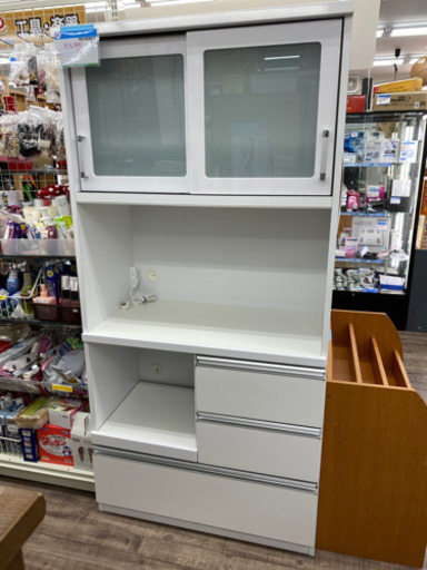 レンジボード キッチンボード 食器棚 白 ホワイト 14,900円