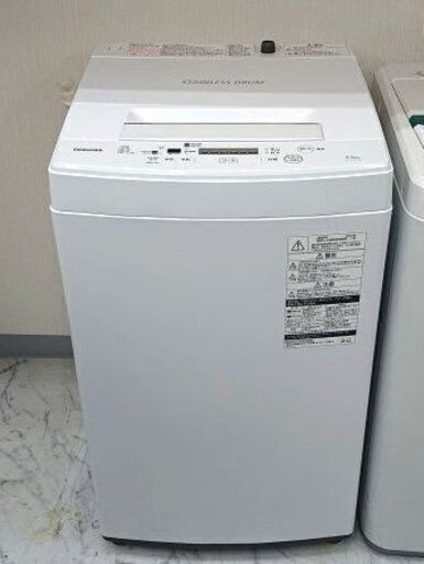 東芝 全自動洗濯機 2020年製　AW-45M7　O045