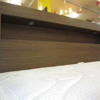 R061 高級SIMMONS ダブルベッド ロングタイプ 幅140 美品