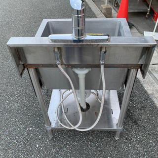 ☆中古品　1槽シンク　600x600x800mm☆