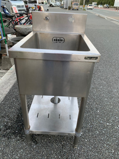 ☆中古品　マルゼン　1槽シンク　450x600x800mm☆