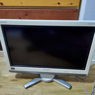 テレビ　SHARP　lc-20d30　リモコン付き