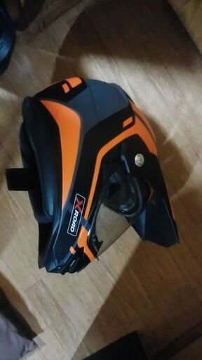 ウインズジャパン(WINS JAPAN) ヘルメット オフロード X-ROAD FREE RIDE マットブラック×オレンジ