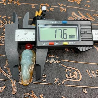 福袋 ネックレス 老人頭 本翡翠 ヒスイ 二色 誕生日プレゼント 縁起物 