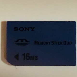 SONY MEMORY STICK DUO 16MB ソニーメモ...