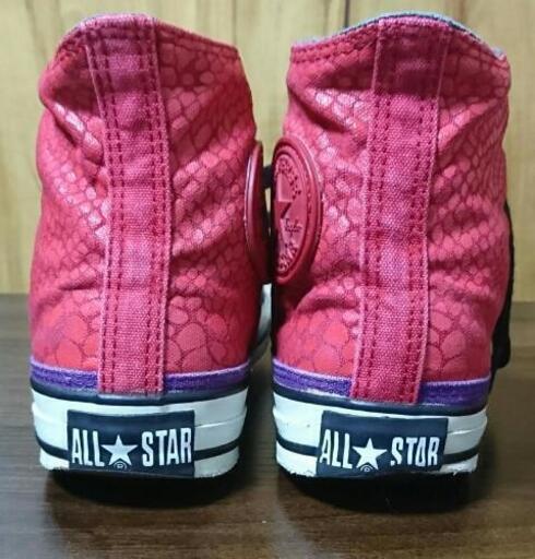 26 コンバース ハイカットスニーカー メンズ レッド かず 北２４条の靴 バッグの中古あげます 譲ります ジモティーで不用品の処分