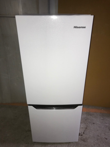 送料無料！2019年製　Hisense HR-D15C  2ドア冷凍冷蔵庫