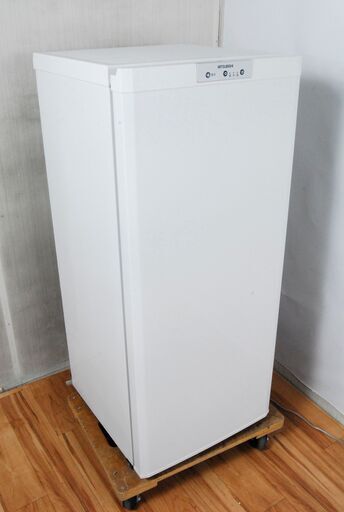3753 美品 三菱 MITSUBISHI ノンフロン冷凍庫 MF-U12T-W ホワイト 121L 2011年製 480×586×1126mm 愛知県岡崎市 直接引取可