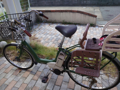 ブリジストン電動アシスト 前カゴ仕様