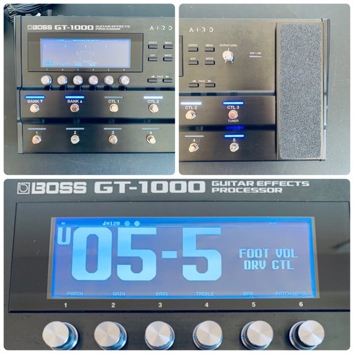 【筐体美品・音出し/正常動作確認済み・元箱付属】　BOSS　GT-1000　Guitar Effects Processor ボス マルチエフェクター