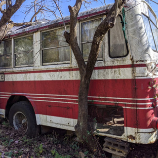 バス　廃車　物置　廃バス　bus 子供部屋　カフェ