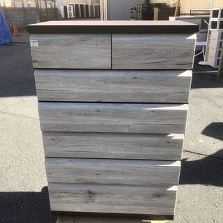 未使用！おしゃれな6段チェスト入荷！ - タンス、衣類収納 