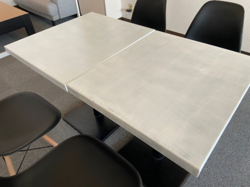 カフェテーブル水性塗料 白 塗布 Kazp 呉の家具の中古あげます 譲ります ジモティーで不用品の処分