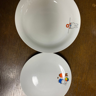 【ネット決済】ミッフィーカレー皿とプレート2枚セット