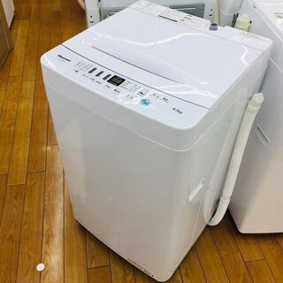 【トレファク鶴ヶ島店】Hisense(ハイセンス) HW-E4503 4.5kg全自動洗濯機 トレファク鶴ヶ島店】Hisense(ハイセンス) HW-E4503 4.5kg全自動洗濯機