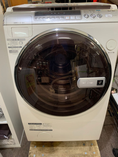SHARP ドラム式洗濯乾燥機　ES-V510-NL
