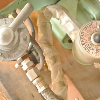 (商談中)TOMITA コンドルバーナー TR-3B　木箱入り　ロータリーバーナー　制御盤？付き 商談中)TOMITA コンドルバーナー TR-3B 木箱入り ロータリーバーナー