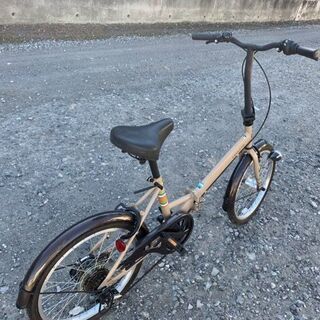 20インチ折りたたみ自転車 美品 変速オートライト付き