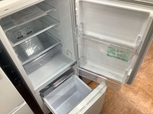 MITSUBISHI 2ドア冷蔵庫 MR-P15EC-KW 2018年製 146L ※部分割れ有り ...