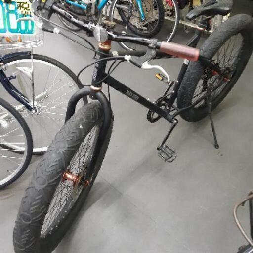 売り切れました【中古自転車】ファットバイク　MAD BIKE 26×4.00　１速使用不可
