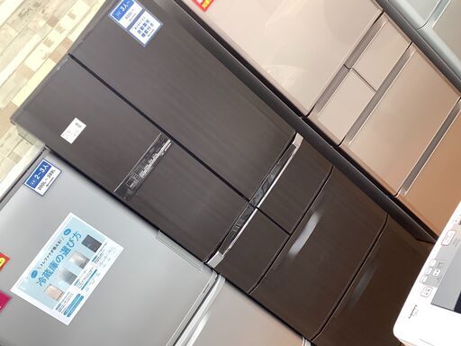 MITSUBISHI 6ドア冷蔵庫 MR-E47S-DW1  2011年製　465L　はかま欠品