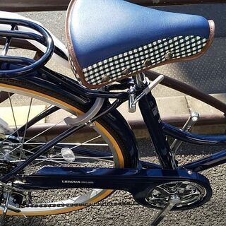 LEDオートライト】26インチ 6段 ネイビー