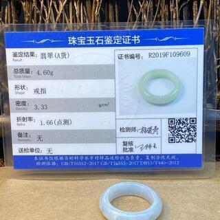 くりぬき 指輪 リング ミャンマー産 ヒスイ 本翡翠 ラベンダー色 鑑別書有