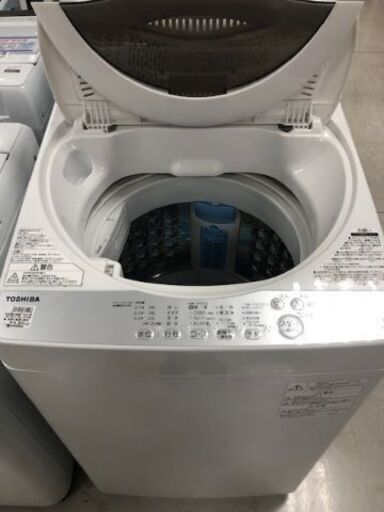 1年間動作保証付　TOSHIBA　全自動洗濯機　5.0kg　2018年製【トレファク南柏店】