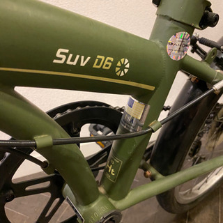 DAHON SUV D6 2016 20インチ 外装6段変速 マットカーキ(BAT061)