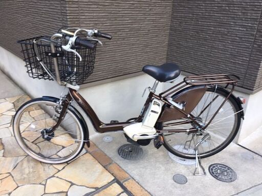 商談中大カゴ仕様！アンジェリーノ　6Ah 　電動自転車　電動アシスト自転車　新基準 子供乗せ　111ｒ5