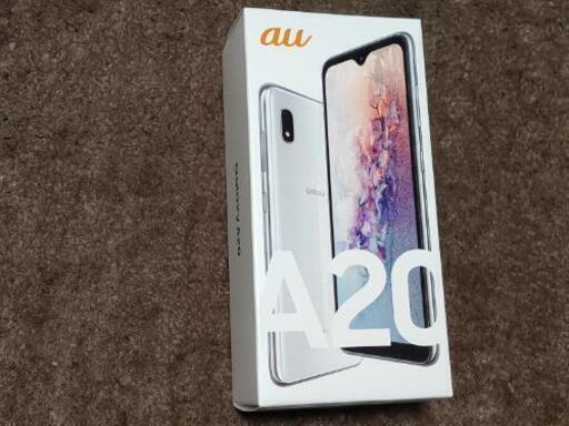 Galaxy A20 ホワイト 32 GB au SIMロック解除済。