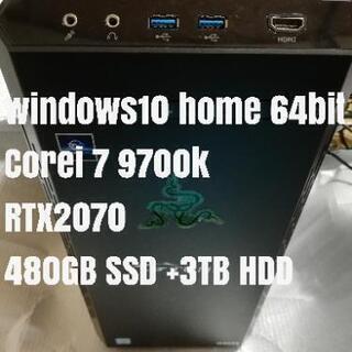 windows10 64bit、core i7 RTX2070 ...