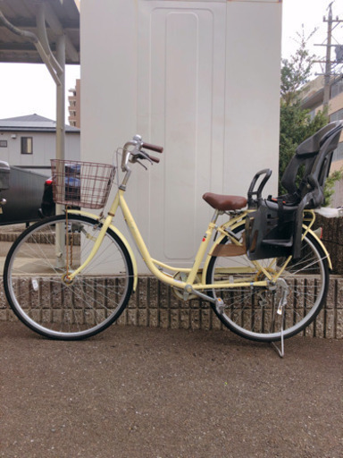 子供乗せママチャリ 椅子もセットです エルオーエル 西春の自転車の中古あげます 譲ります ジモティーで不用品の処分