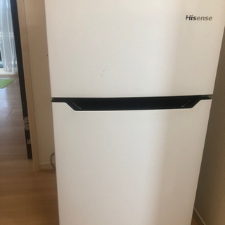 【ネット決済】Hisense 冷蔵庫（长48.1cm）2020年製