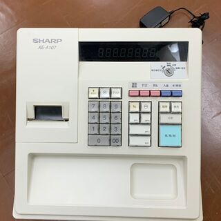 訳あり SHARP レジスター XE-A107-B Amazon | シャープ 電子レジスタ 4部門 ホワイト系 XE-A107-W