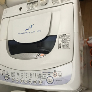 洗濯機　2008年TOSHIBA製　