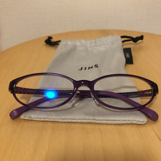 【お取引中】JINS PC 紫　500円【引取限定】