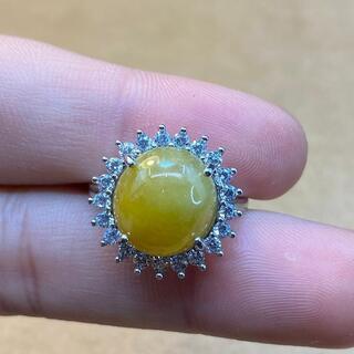 指輪 リング ヒスイ 本翡翠 誕生日プレゼント 縁起物 フリーサイズ 金運アップ 本物保証