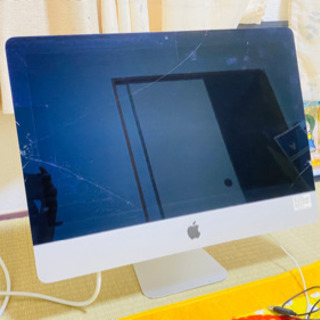 【ネット決済・配送可】画面割れ iMac2013