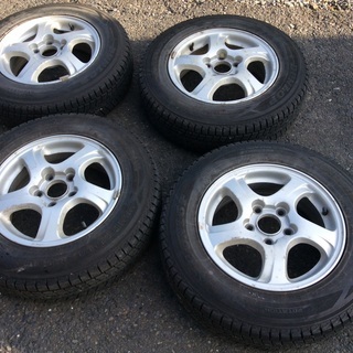 パジェロミニ用 175/80R15 DUNLOPスタッドレス 