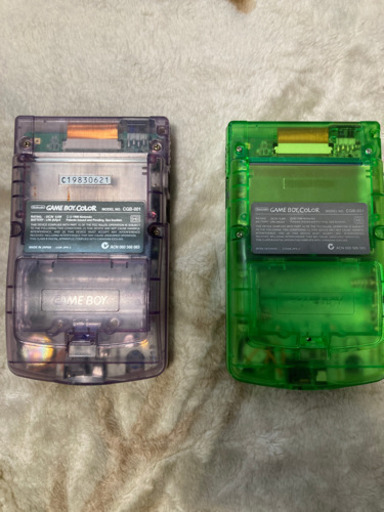 Nintendo ゲームボーイカラー　2台　カセット3つ　セット