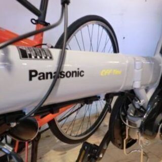 【新品未使用品】Panasonic　電動アシスト自転車　オフタイム　BE-ELW073A　グレー×イエロー