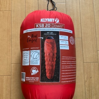 ダウンシュラフ　コストコで購入　新品未使用　KLYMIT KSB20 13447円で購入