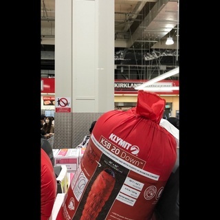 ダウンシュラフ　コストコで購入　新品未使用　KLYMIT KSB20 13447円で購入