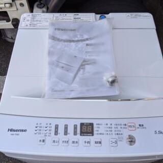 美品】洗濯機 ハイセンス HW-T55D 2020年製 5.5kg