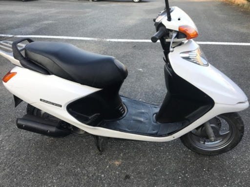 売約済み◆ホンダ　スペイシー100白　4スト　軽メンテ済　後タイヤ新品　JF13 福岡市