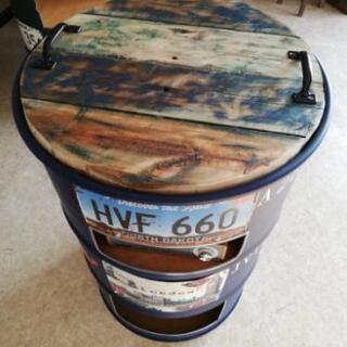 ドラム缶テーブルスピーカー